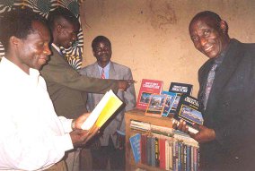 a library for local pastors in Malawi