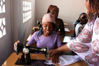 sewing micro enterprise in northern Mozambique